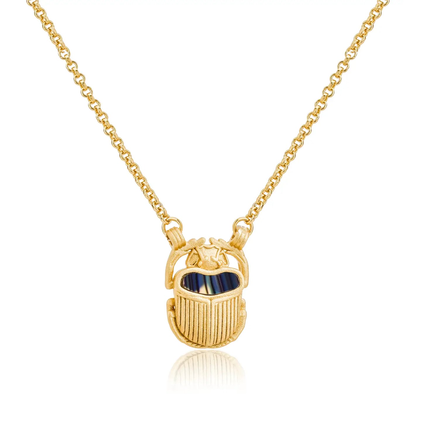 Belinda Scarab Pendant Necklace