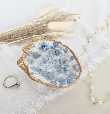 Oyster Shell Trinket Ring Dish