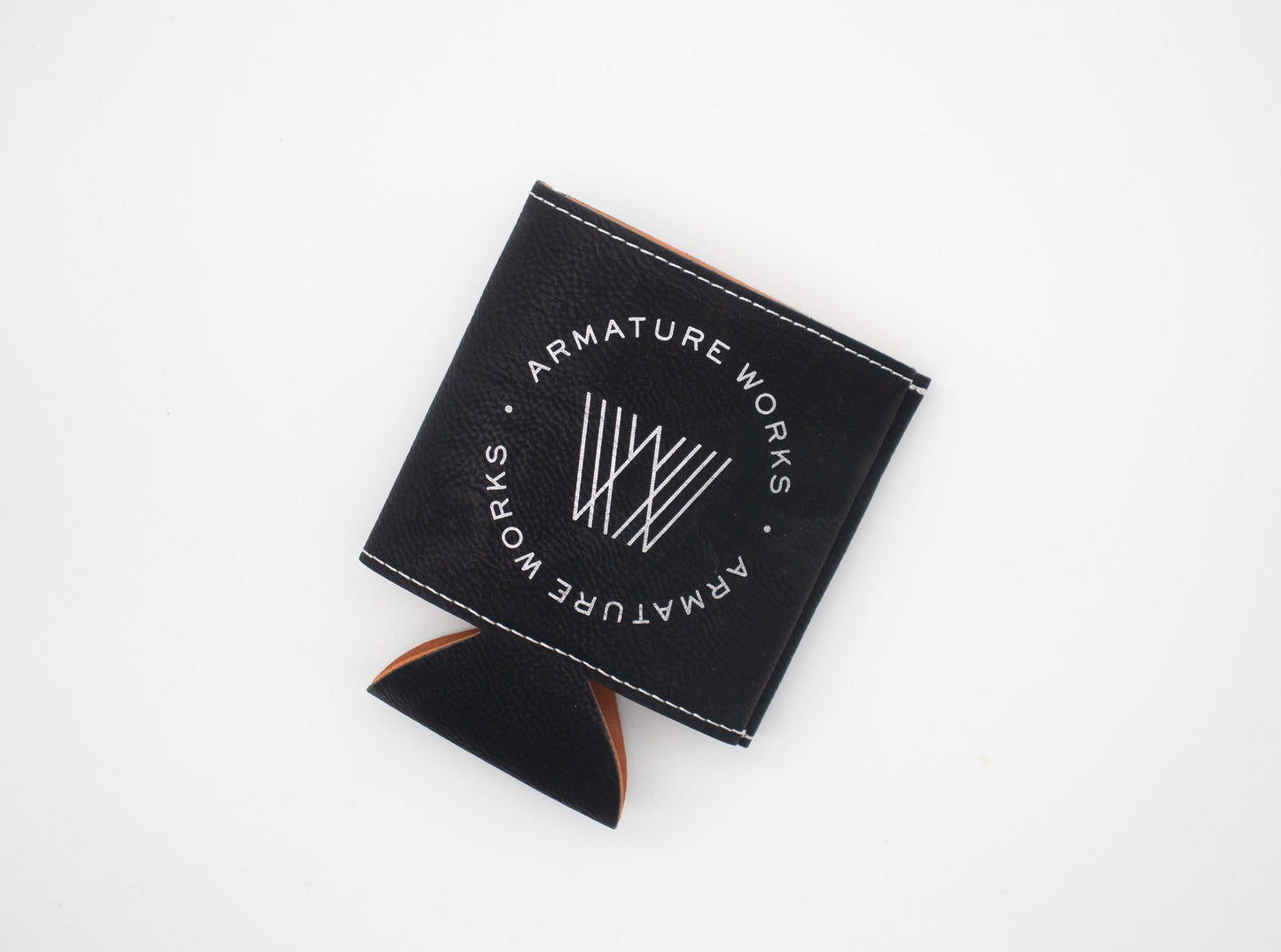 AW Leather Koozie