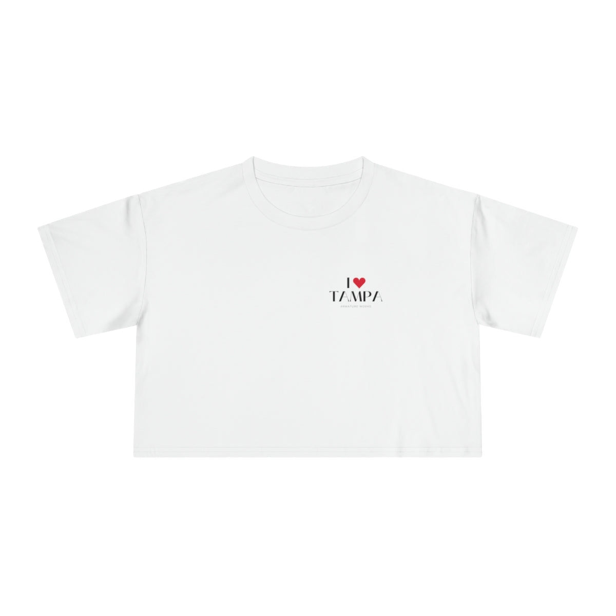 "I Heart Tampa" Pocket - Crop Top