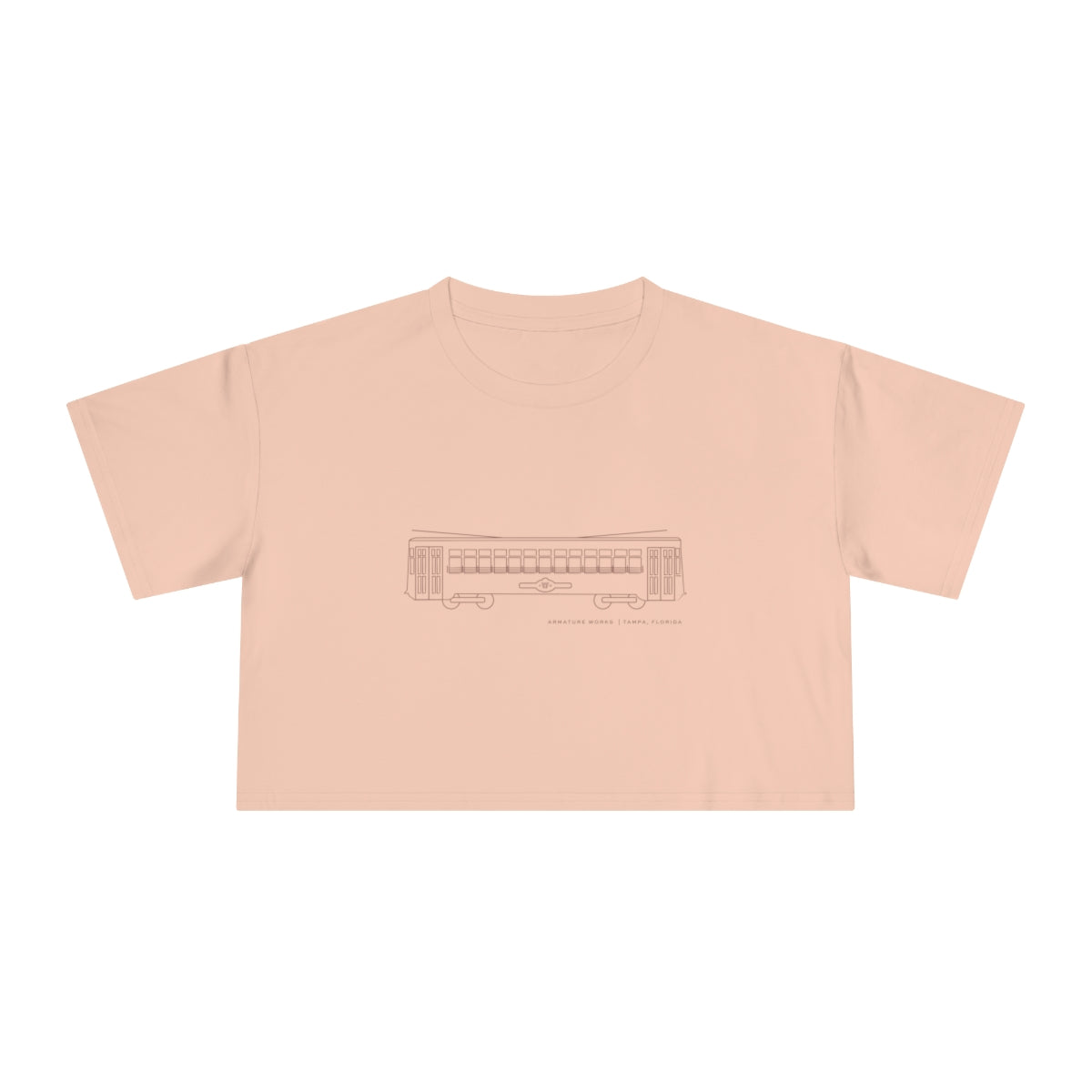 "Trolley" Crop Tee
