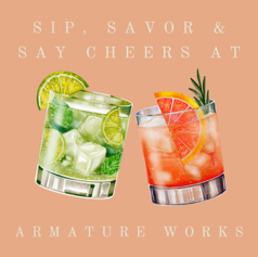 Sip, Savor, Say Cheers Sticker