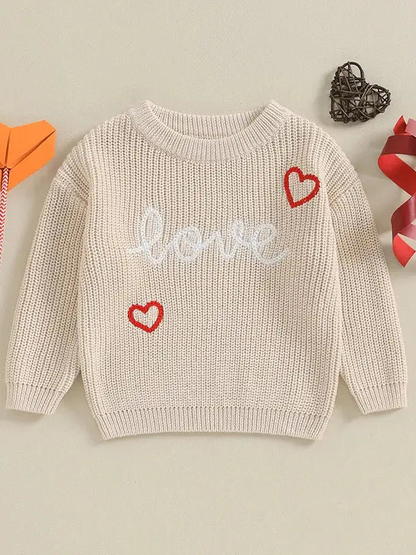 LOVE Infant Sweater