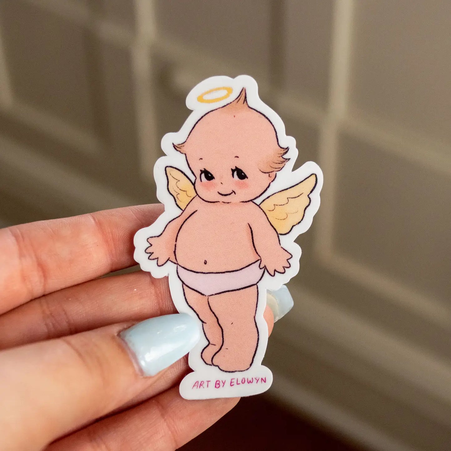 Kewpie Angel Sticker