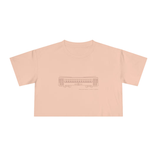 "Trolley" Crop Tee